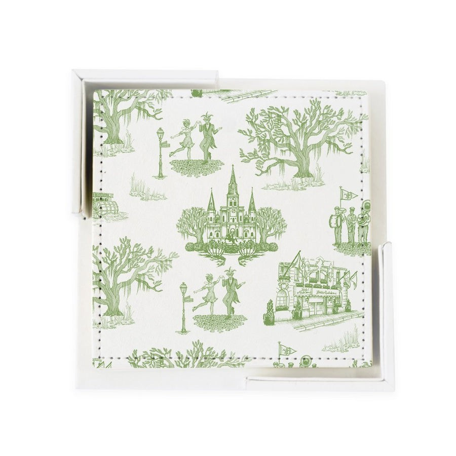 New Orleans Toile Coaster Set | Katie Kime Inc