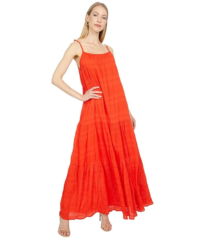BB Dakota x Steve Madden Roman Holiday Puckered Cotton Voile Tent Dress | Zappos