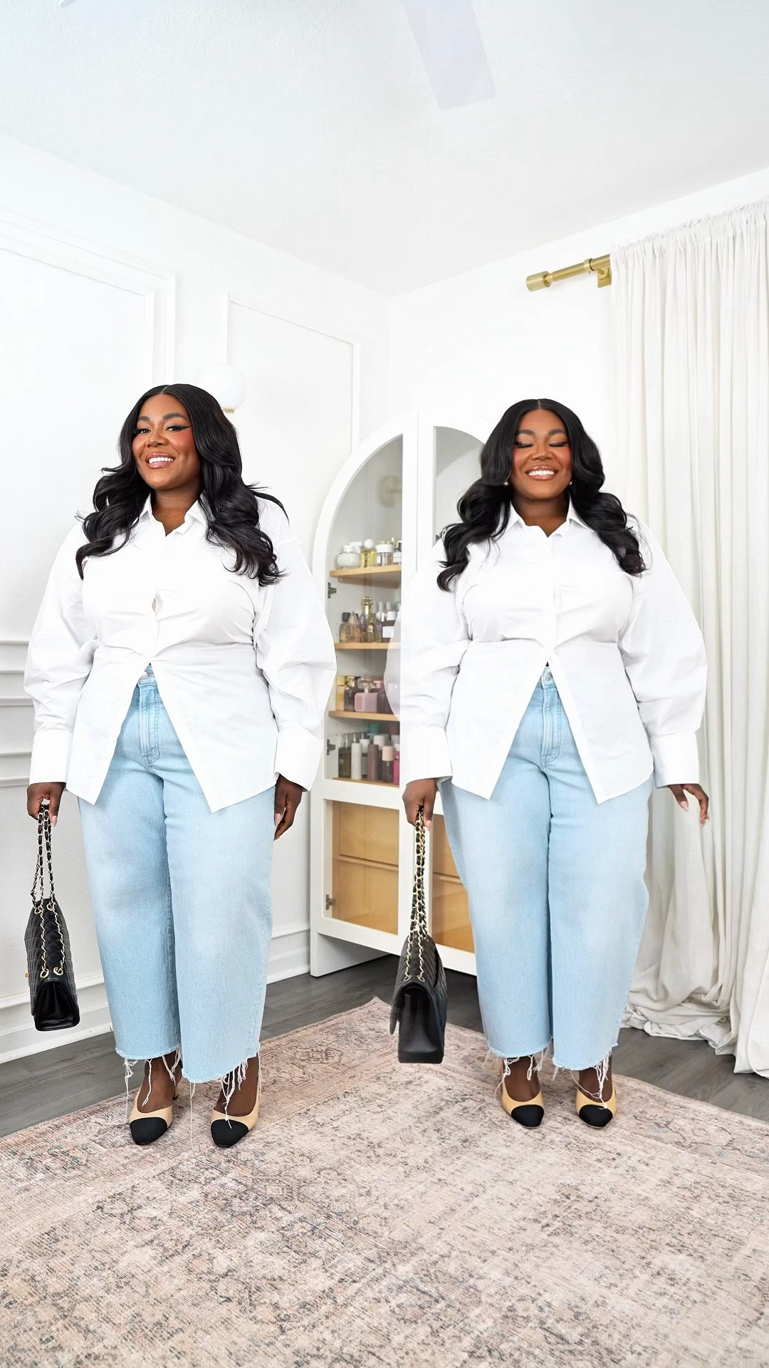 which is designer and which is inspired? 

Top old Walmart 
Jeans old Madewell

#LTKPlusSize