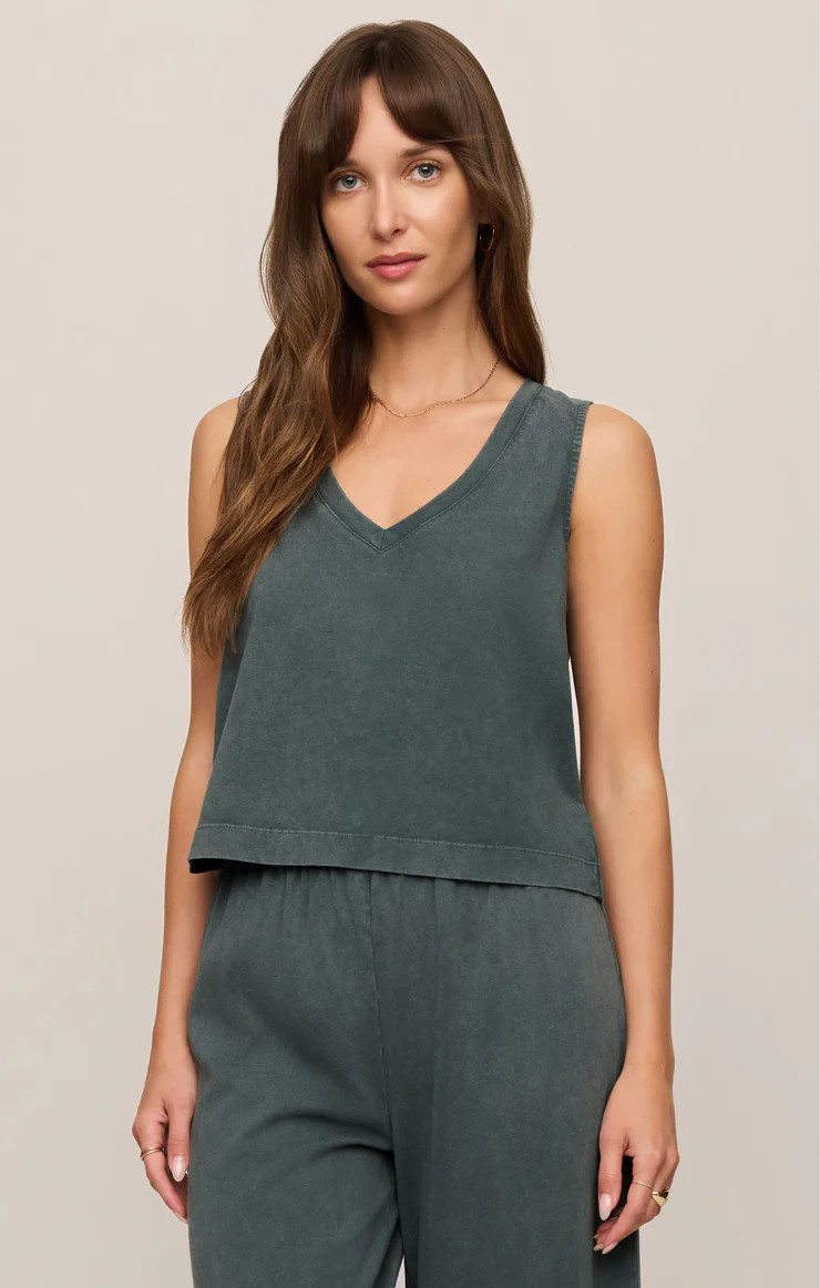 Sloane V-Neck Cotton Jersey Tank | Z Supply
