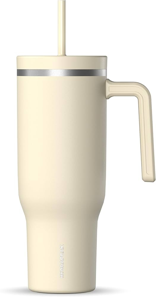 Hydrapeak Voyager 40 oz Tumbler with Handle and Straw Lid | Reusable Stainless Steel Water Bottle... | Amazon (US)