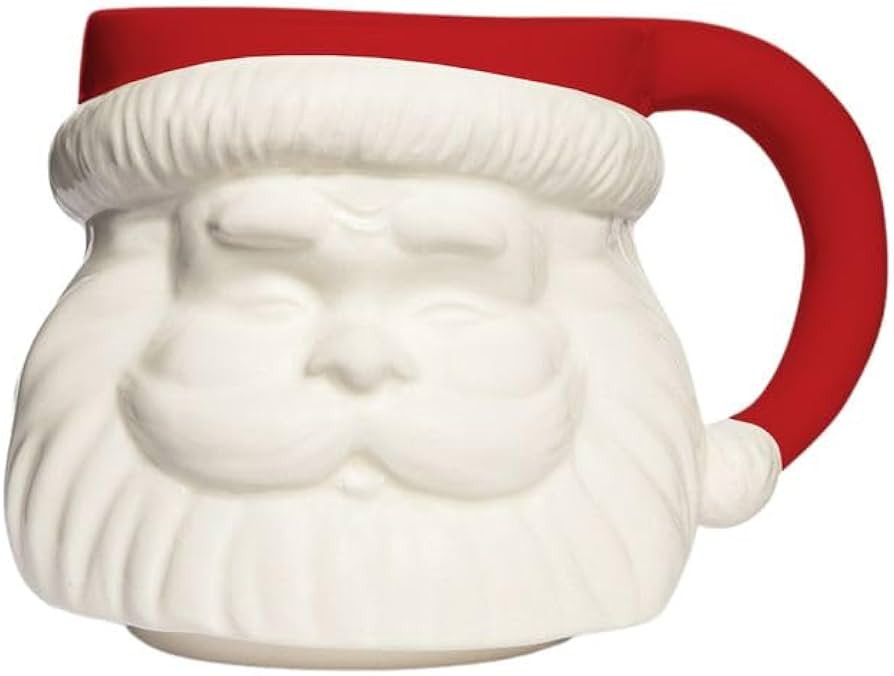 Sweet Water Decor Red Santa Hat Coffee Mug, 19oz Ceramic Christmas Mug, Dishwasher & Microwave Sa... | Amazon (US)
