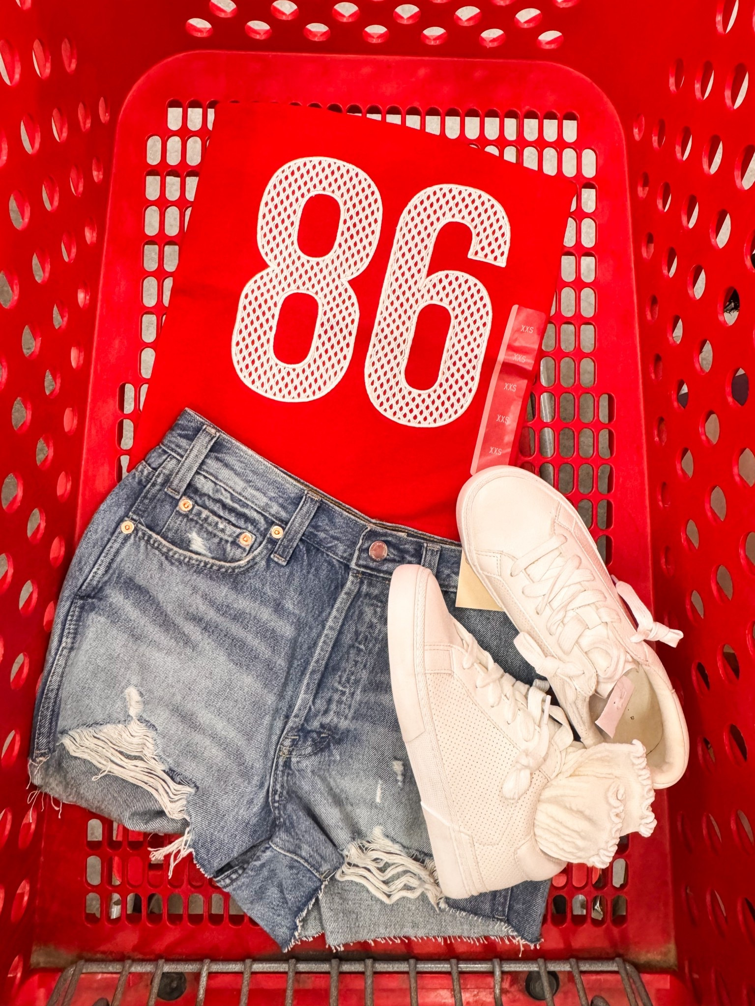 OK, this is gonna be a cute summer. Look with a little tube top and the number on it for game day throw it out with a pair of distressed shorts. Add cute socks and a fun little sneak.

#LTKdayinmylife #LTKgrwm #LTKootd