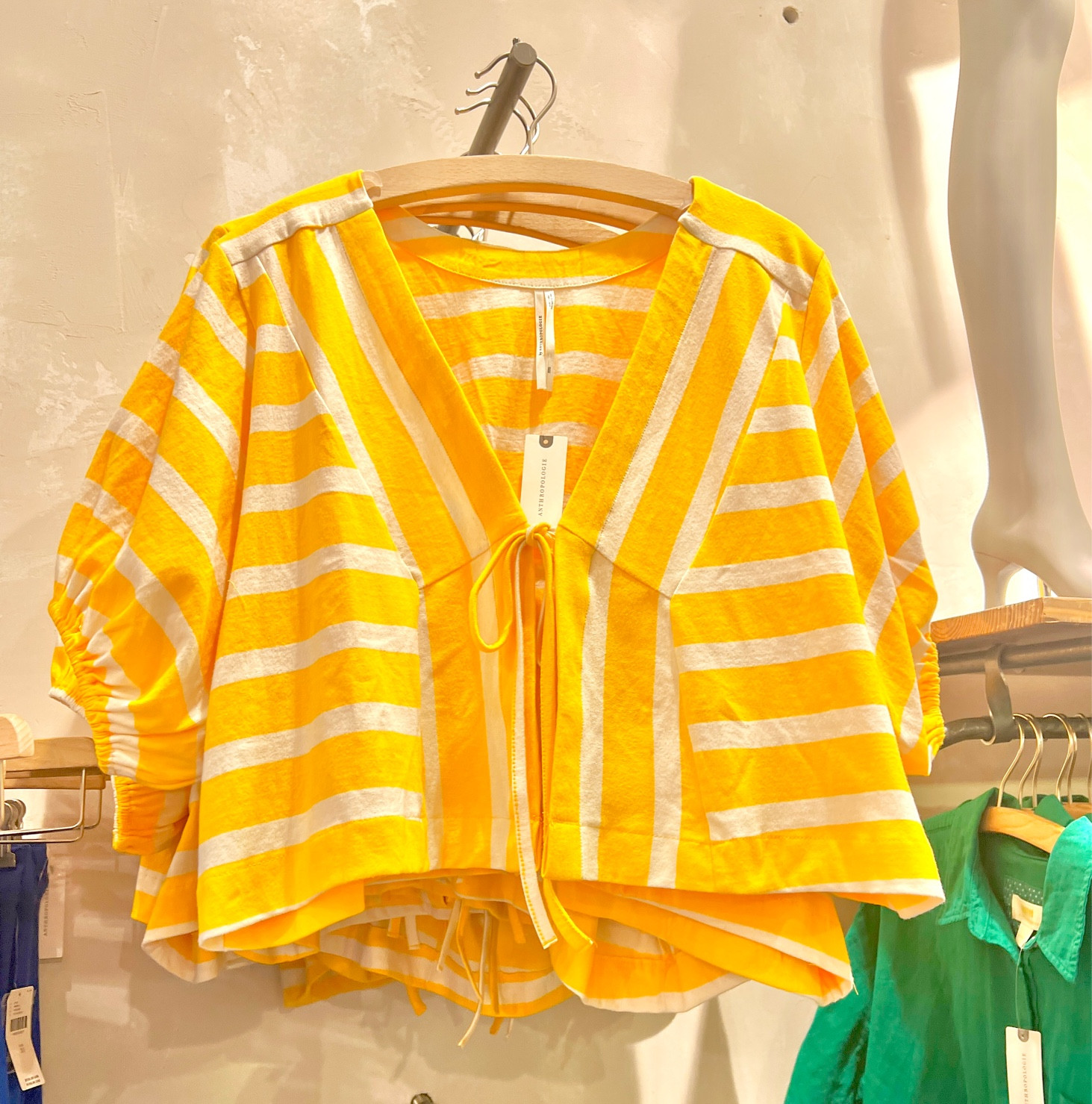 By Anthropologie Voluminous Tie-Front Top

#LTKMidsize #LTKFindsUnder100 #LTKStyleTip