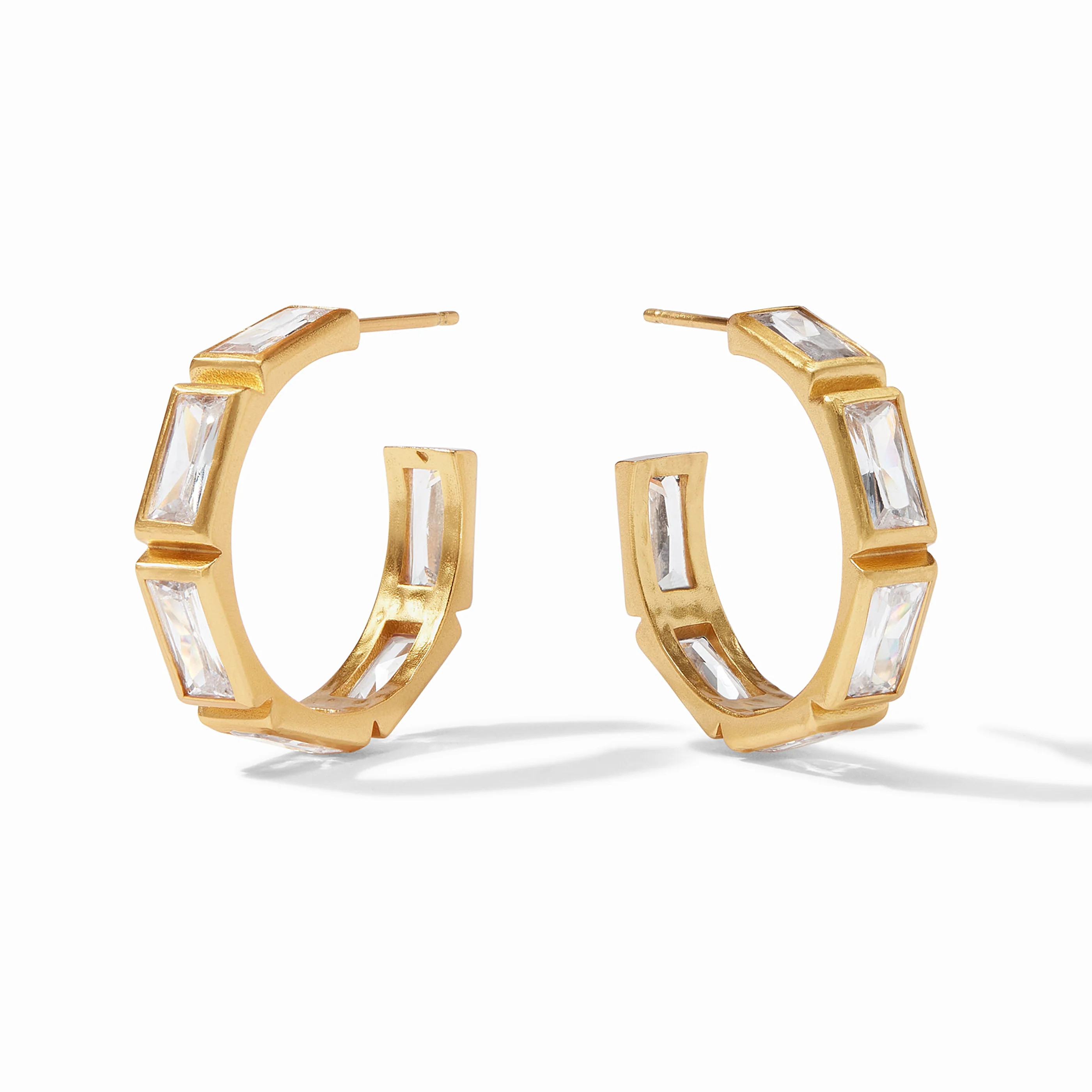 Antonia Hoop - Medium Gold Hoop Earrings | Julie Vos | Julie Vos