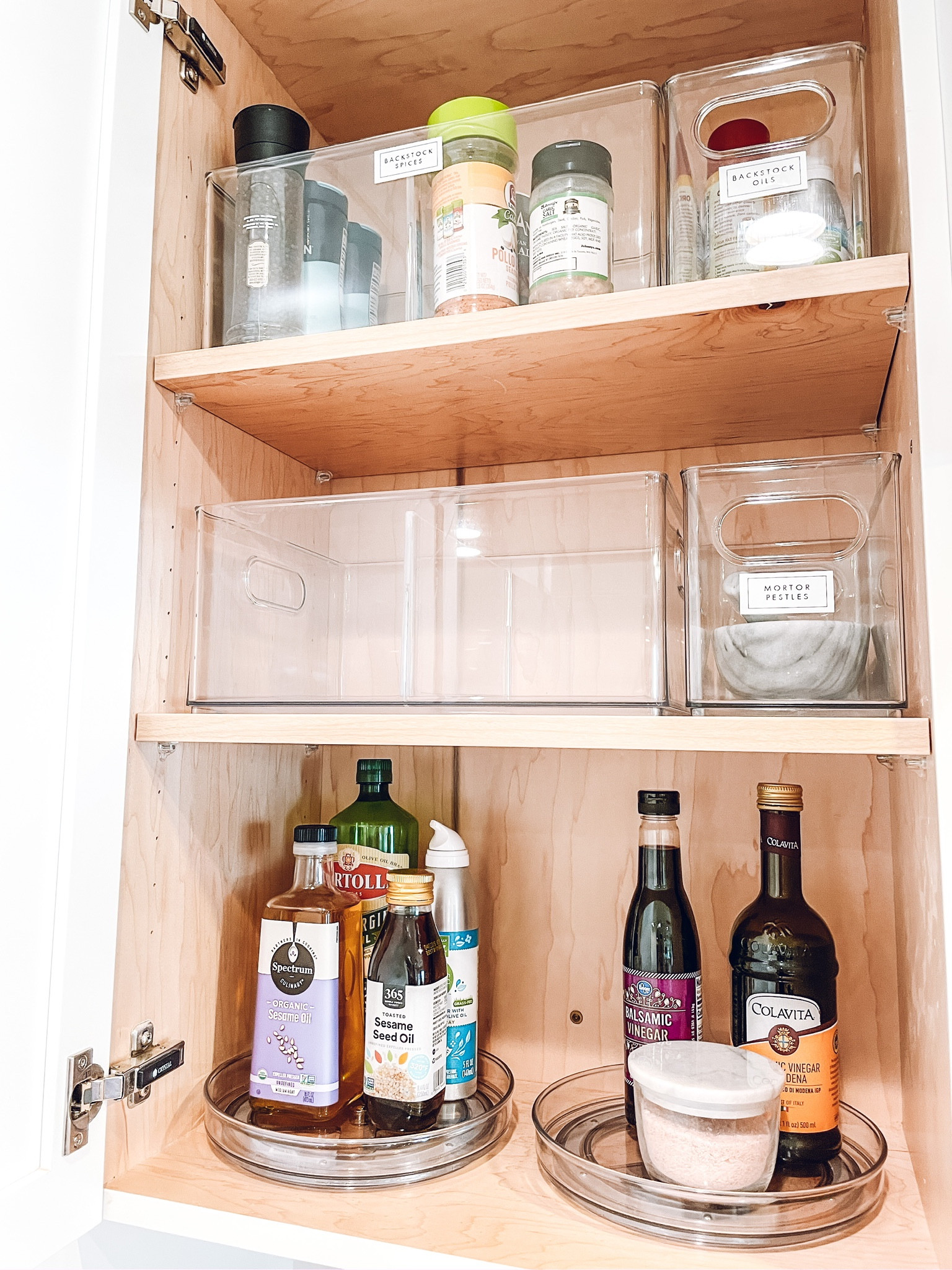 Kitchen organization✨ THE HOME EDIT Divided All-Purpose Bin. THE HOME EDIT Narrow Pantry Bin. The Home Edit By IDesign 9" Lazy Susan.

#LTKfamily #LTKhome