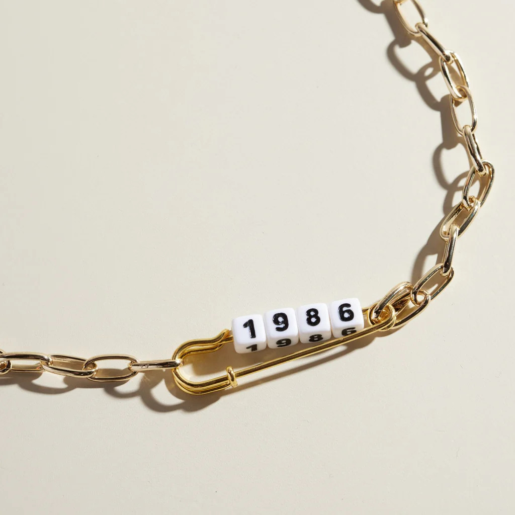 Custom Safety Pin Necklace | Nickel and Suede