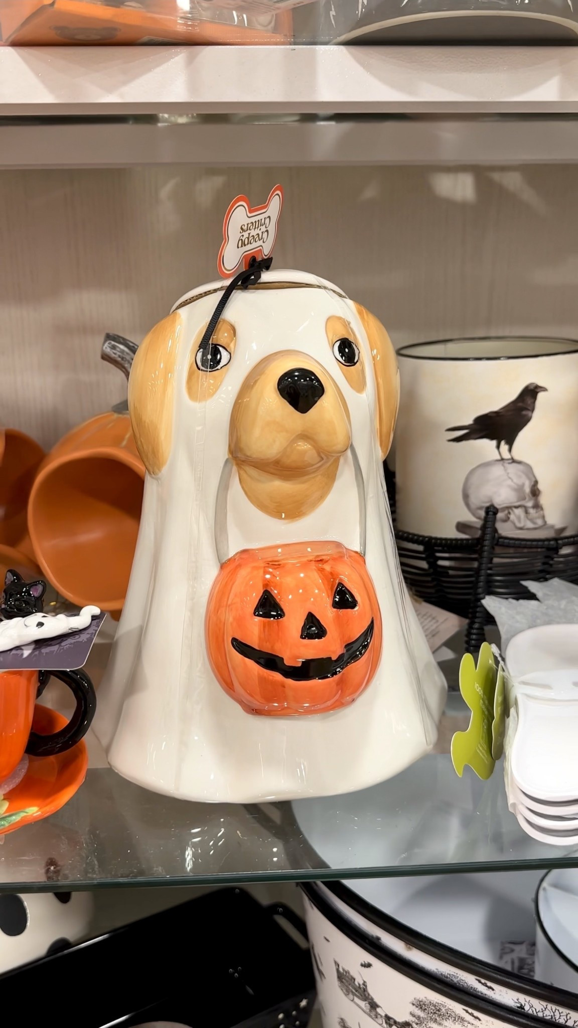 ghost dog cookie jar!

Halloween finds, Halloween decor, kitchen decor, cookie jar, tjmaxx Halloween, homegoods Halloween,

#LTKHome #LTKSeasonal #LTKFindsUnder50