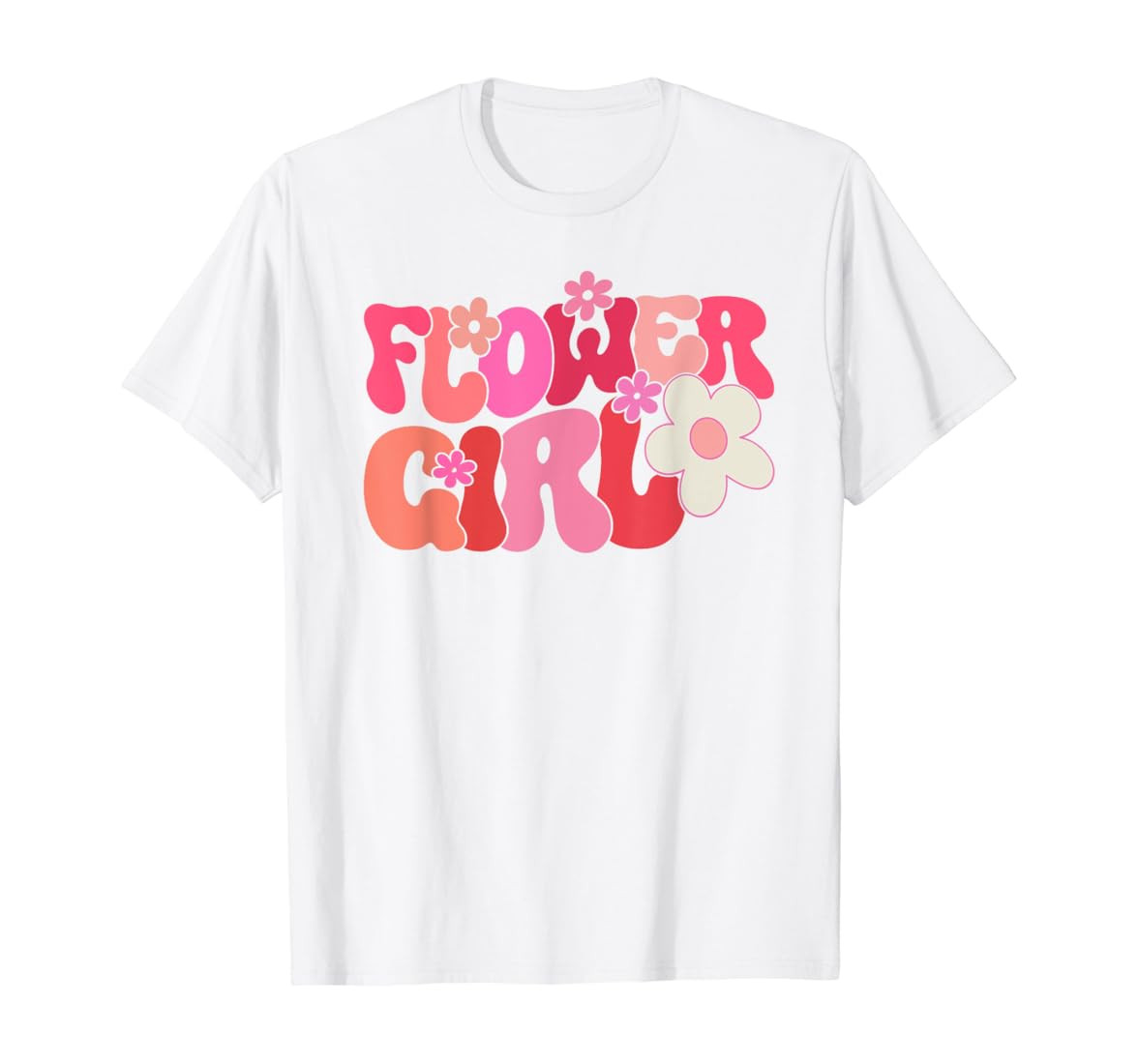 Groovy Flower Girl A Bridesmaid Proposal Flower Girl Toddler T-Shirt | Amazon (US)