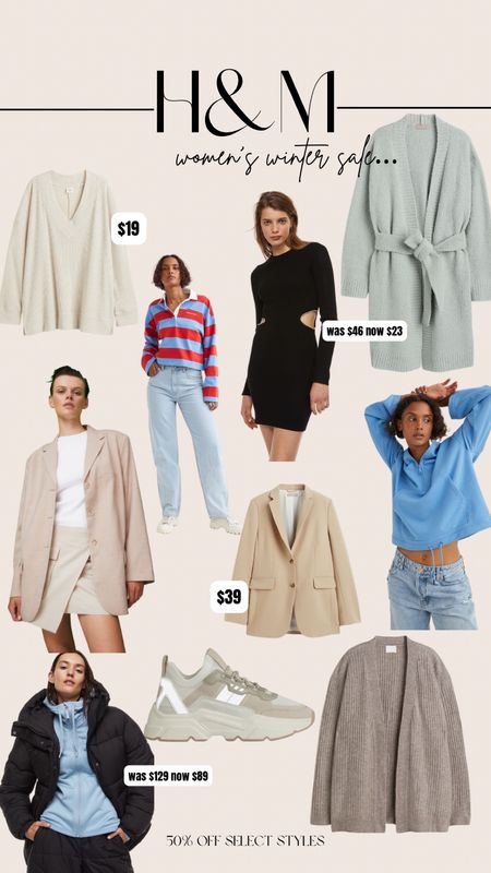 Shop the winter sale at H&M now! Blazers, jeans, sweaters & more! 

#LTKFind #LTKunder100 #LTKSale
