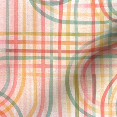 As the Check Turns | Spoonflower