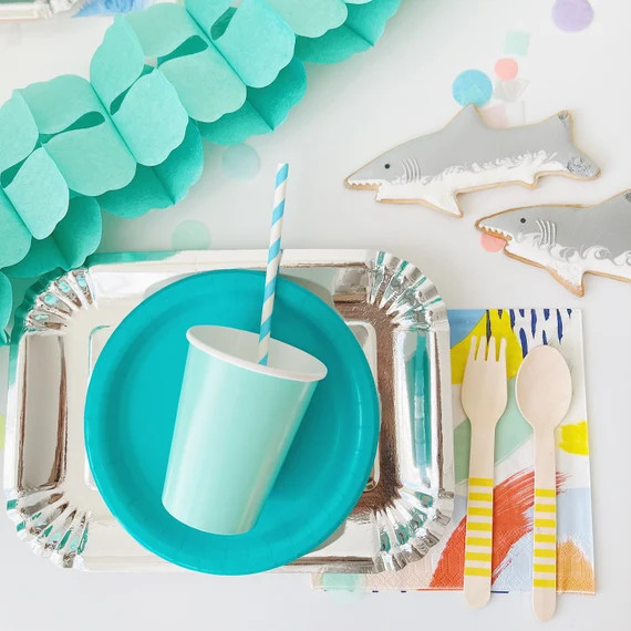 Shark Party Party Kit  Ocean Party Decor  Under the Sea | Etsy | Etsy (US)