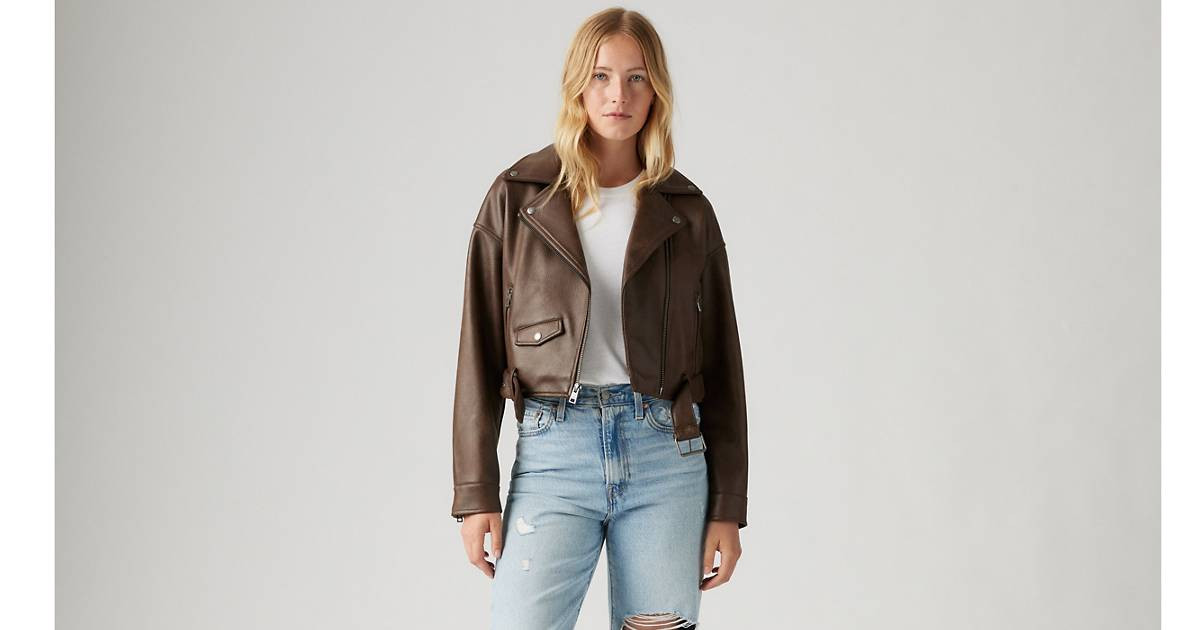Belted Crop Moto Jacket | Levi's US