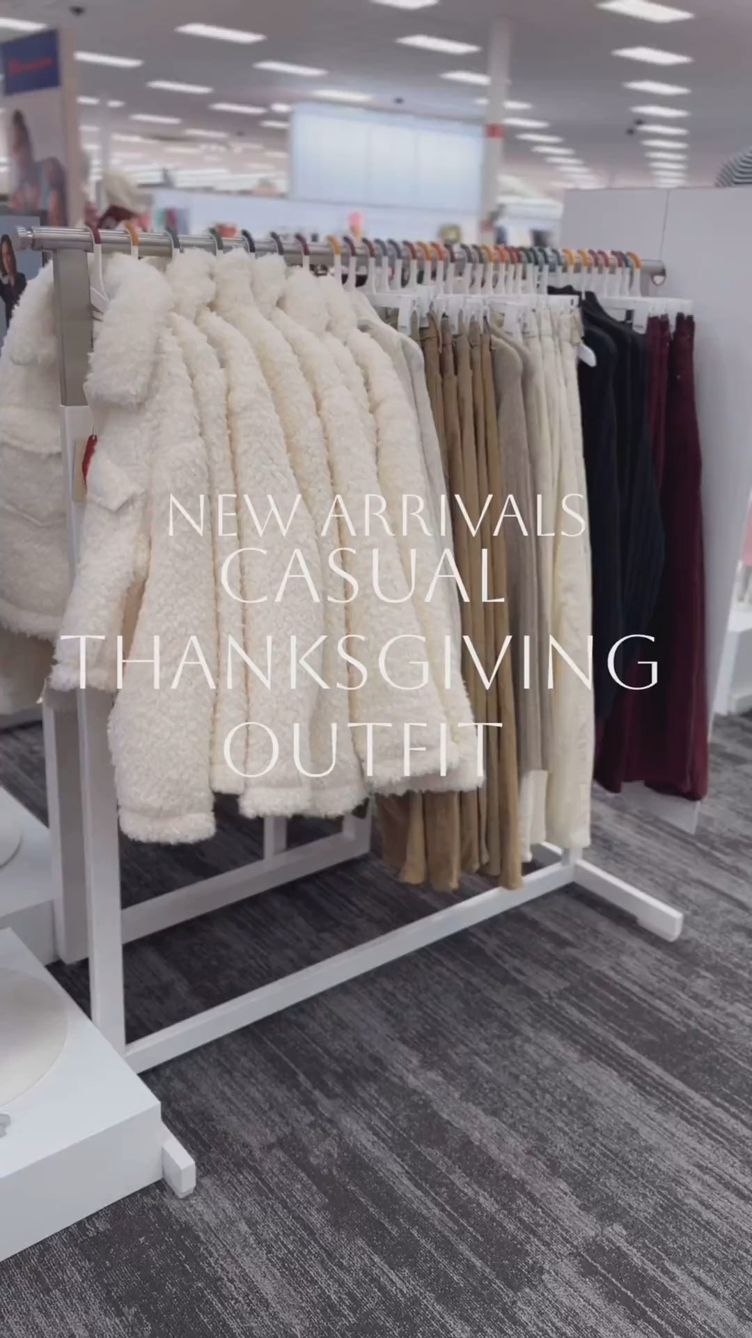 Thanksgiving outfit idea // new arrivals from Target! Loving these new arrivals for fall! The perfect casual outfit for Thanksgiving IMO! This shearling jacket was just released online! So crazy soft and cozy! These high rise corduroy barrel jeans are so good! Length options‼️🎉 And love the color options for fall! These ribbed mock turtleneck sweaters have been a fave of mine this fall! Super soft and lightweight. The perfect layer! Stocked becoming limited, I linked similar mock turtleneck sweaters! Such a cozy, comfy, and on-trend outfit for the holiday season! Mix and match these pieces or style separately! Which Target new arrivals for the holidays is your fave?👇🏻

#LTKHoliday #LTKStyleTip #LTKFindsUnder50