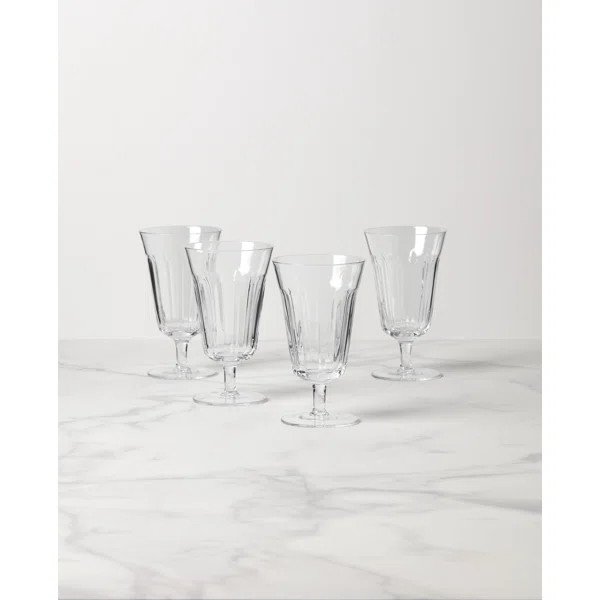 French Perle Tall Stem Glass, S/4 | Wayfair North America