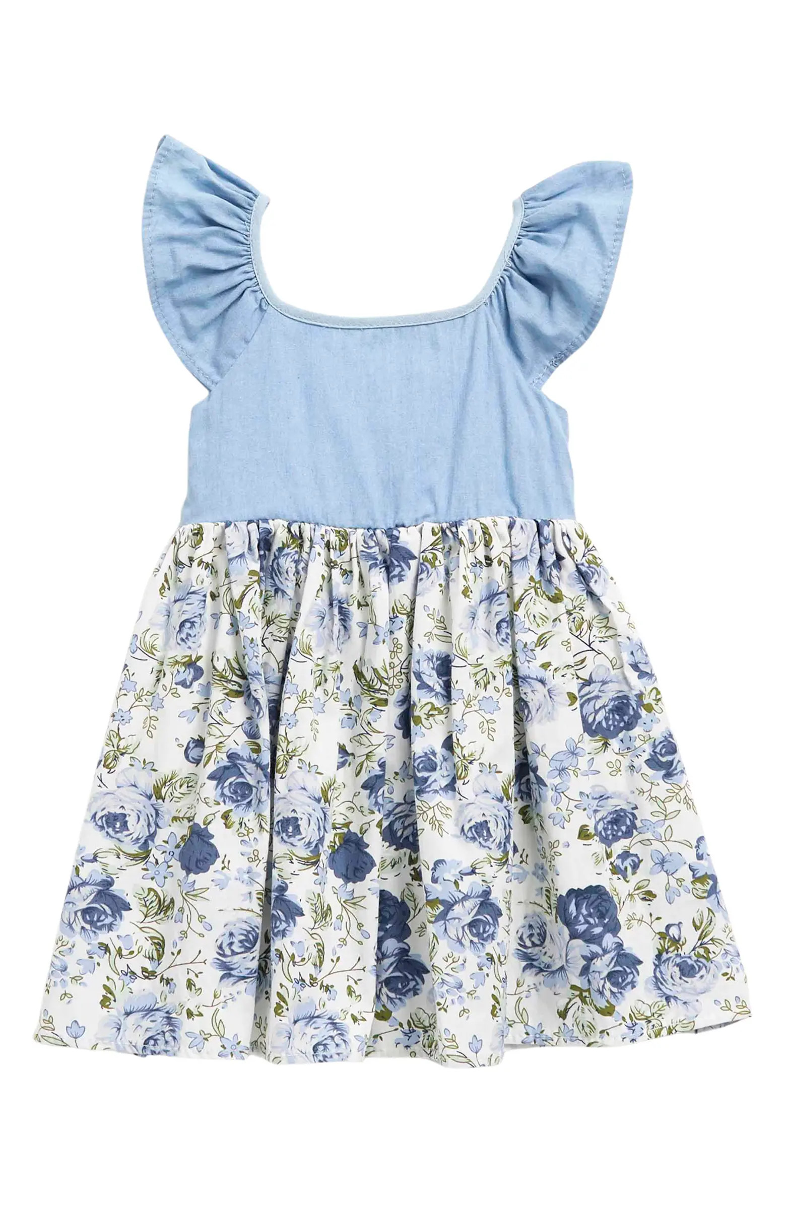 Popatu Chambray Floral Dress | Nordstromrack | Nordstrom Rack