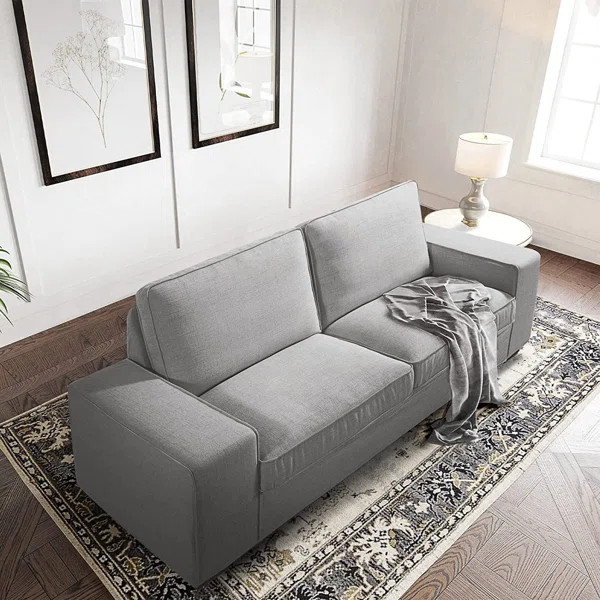 88.58" Luxury Modern Upholstered Sofa For Living Room, Couches With Solid Wood Frame | Wayfair North America