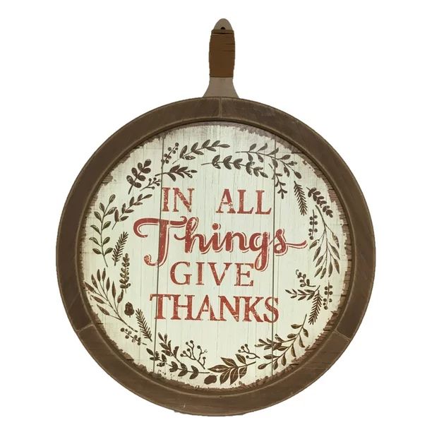 Way to Celebrate Autumn Blessings Multicolor MDF Christmas Decorative Sign, 20 in | Walmart (US)