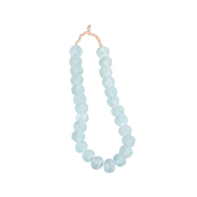 Vintage Sea Glass Beads in Aqua Green | Cailini Coastal