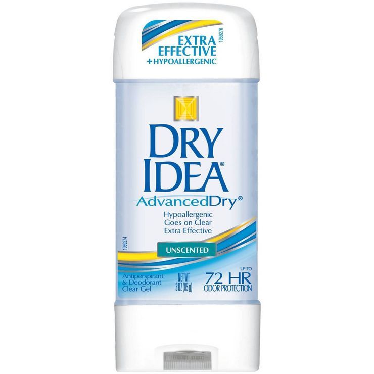 Dry Idea AdvancedDry Unscented Hypo-Allergenic Clear Gel Antiperspirant & Deodorant 3-oz. | Target