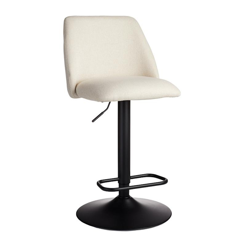 Petra Adjustable Barstool, Beige | At Home