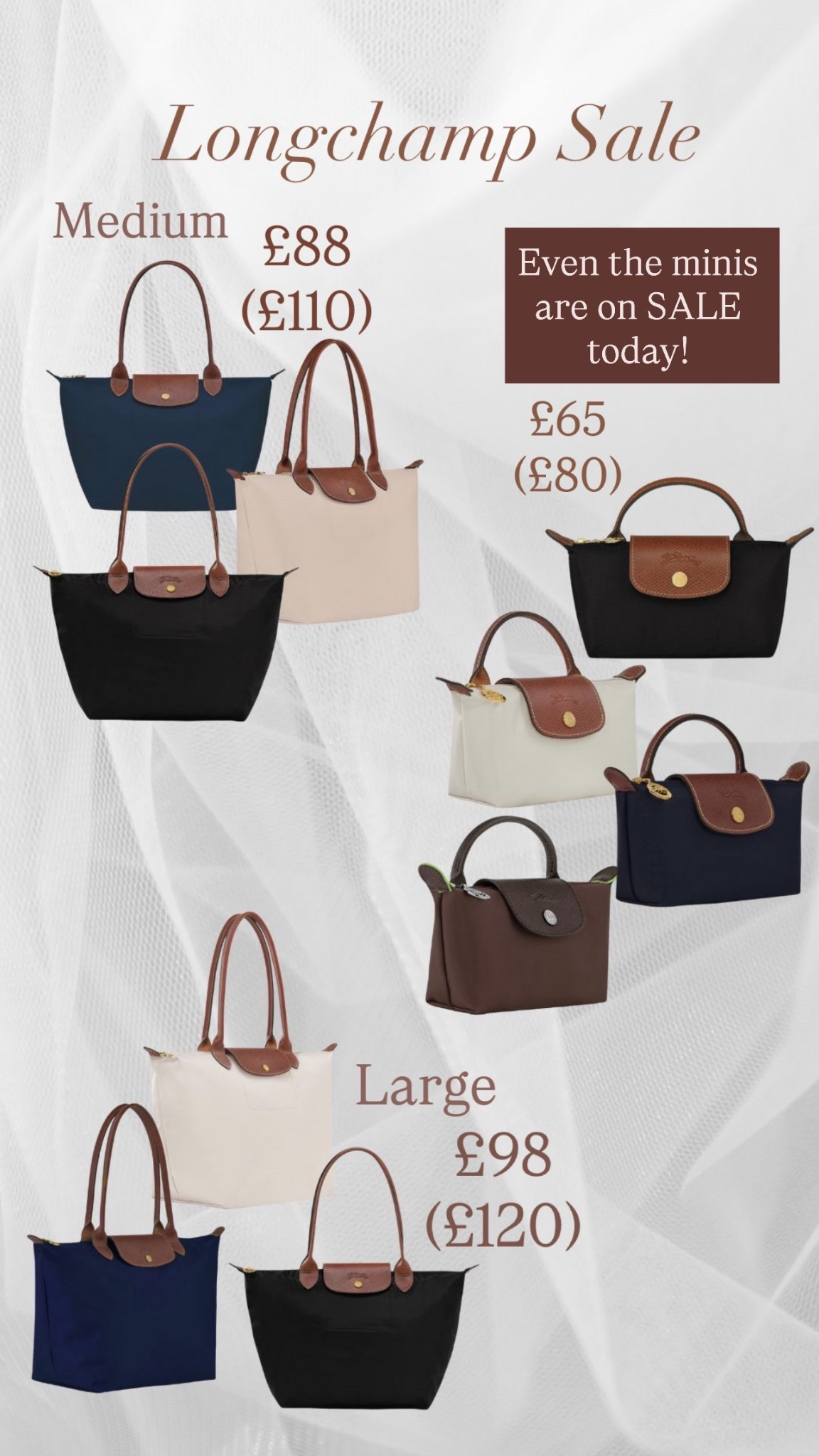 longchamp sale 
