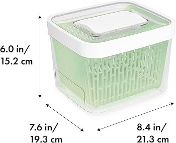 OXO Good Grips GreenSaver Produce Keeper - 4.3 Qt,White | Amazon (US)