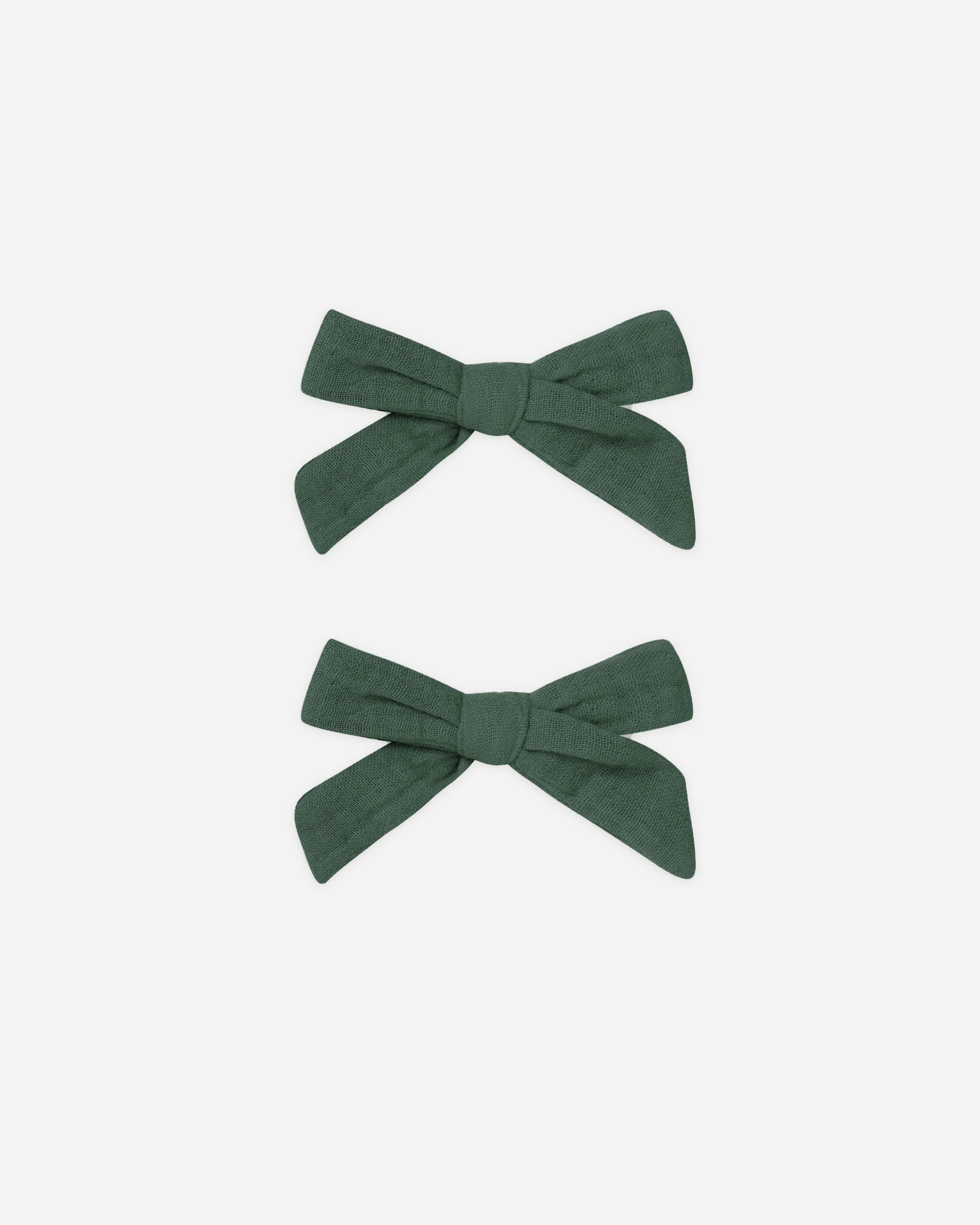Bows, Set of 2 || Green | Rylee + Cru