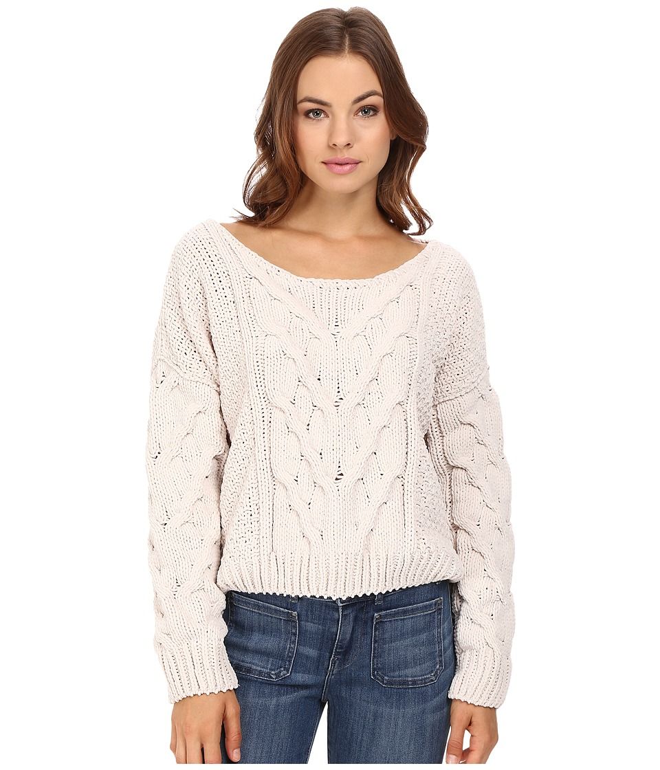 Free People - Sticks and Stones Pullover (Ivory) Women's Sweatshirt | Zappos