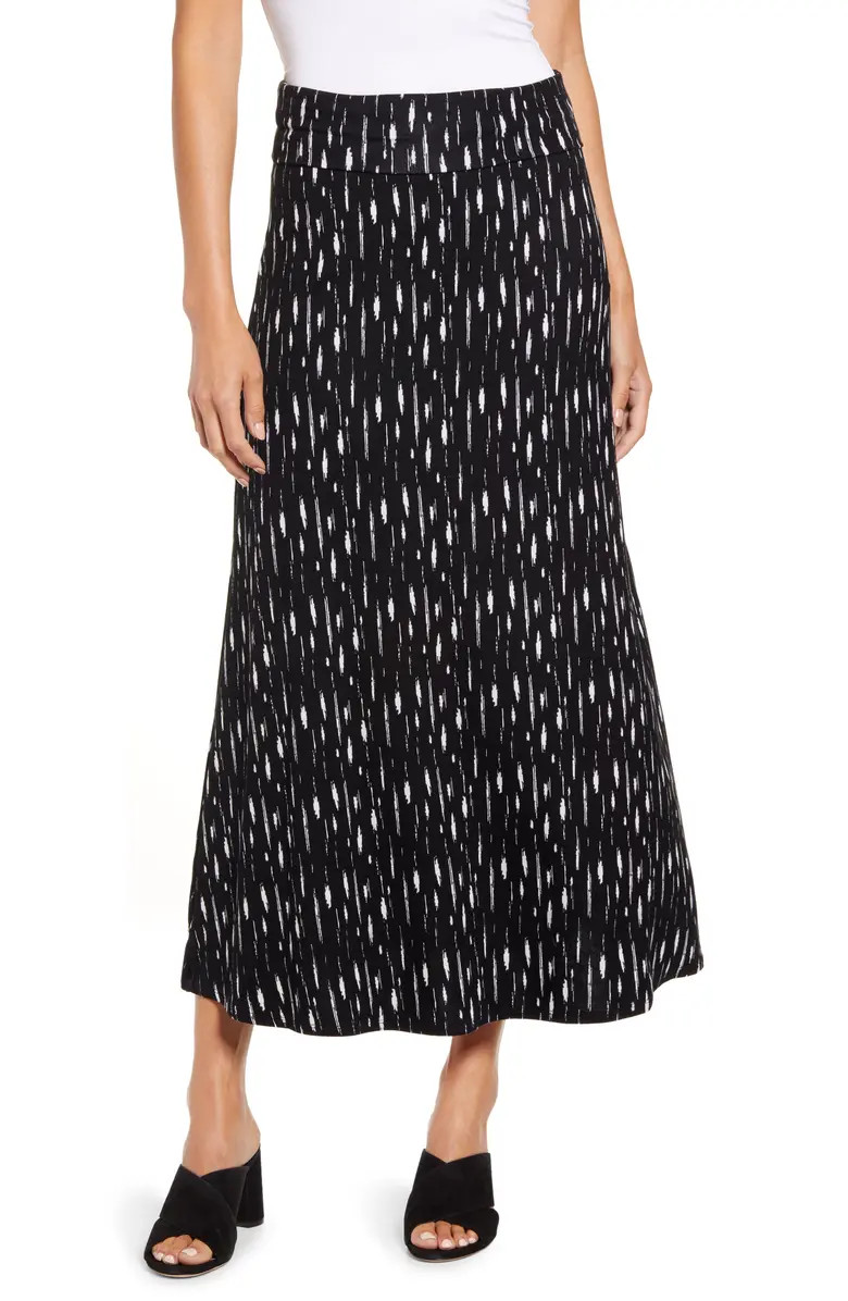 Roll Top Print Maxi Skirt | Nordstrom