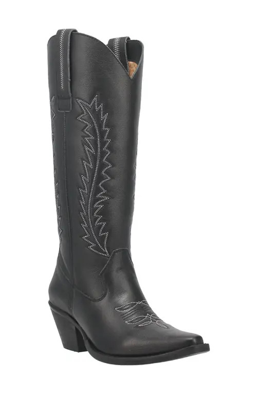Dingo Tin Lizzy Western Boot in Black at Nordstrom, Size 11 M | Nordstrom