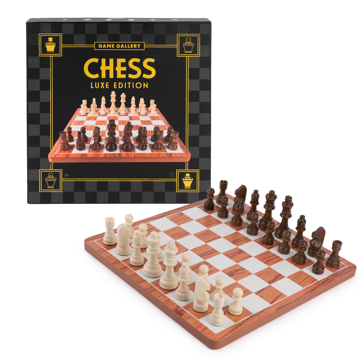 Game Gallery Wood Chess Set Luxe Edition | Target
