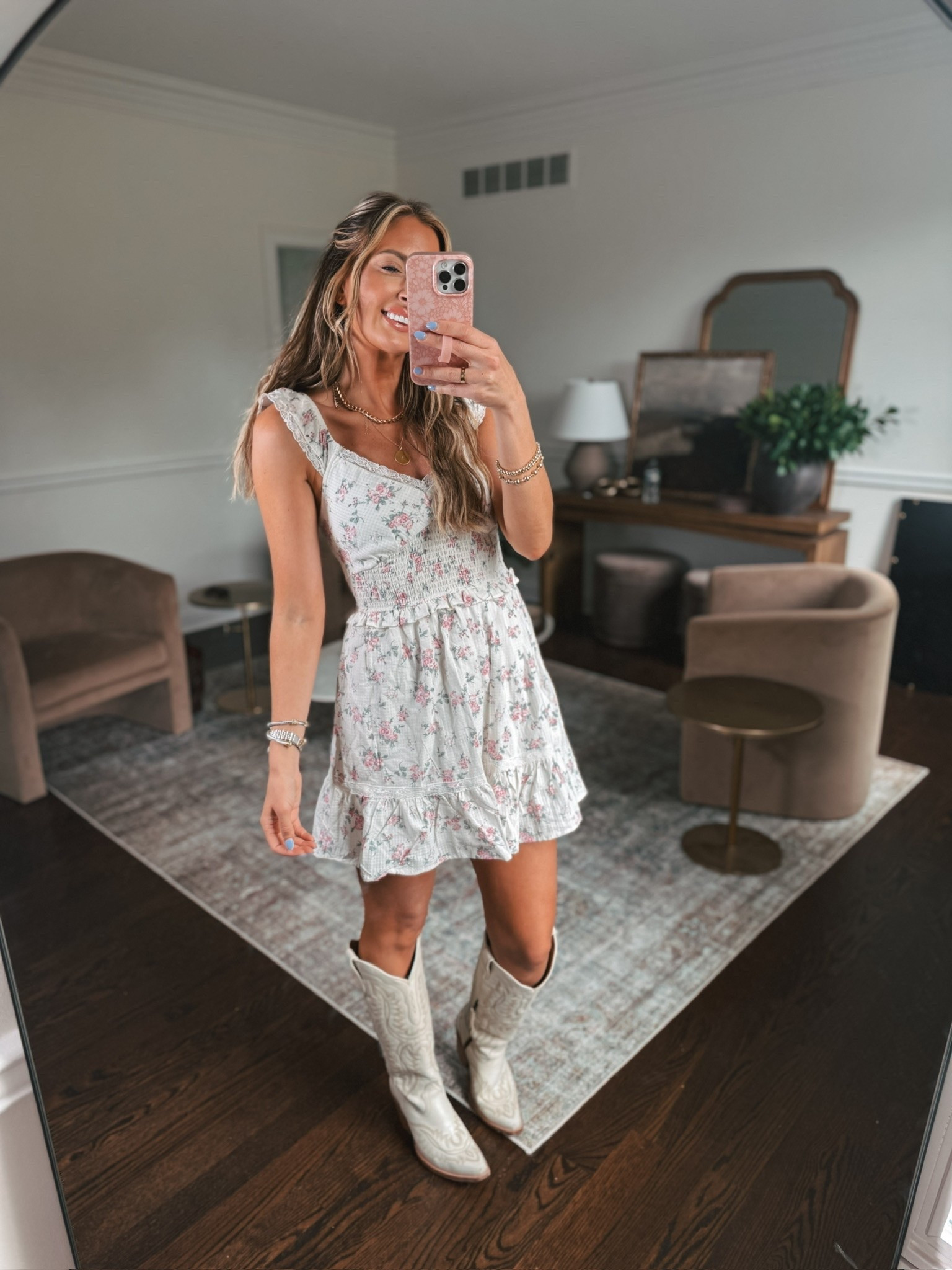 I am in love with this Summer sundress from Target! 🎯 Perfect for Memorial Day weekend, graduation party, or a country concert or festival! 🤠

#LTKmomlife #LTKootd #LTKgrwm