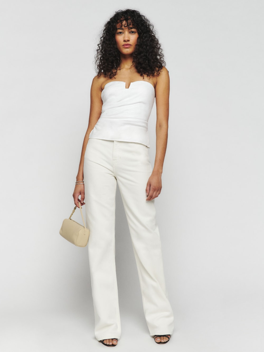 Madelyn Linen Top | Reformation (Global)