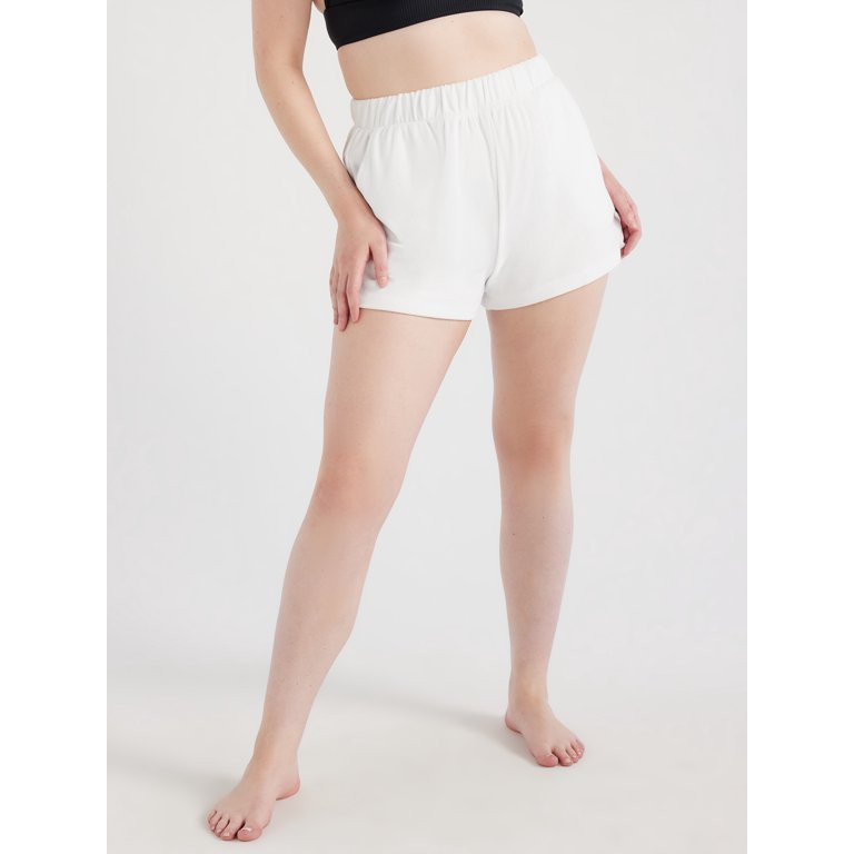 Time and Tru Women's and Women's Plus Terry Coverup Shorts, Sizes S-2X | Walmart (US)