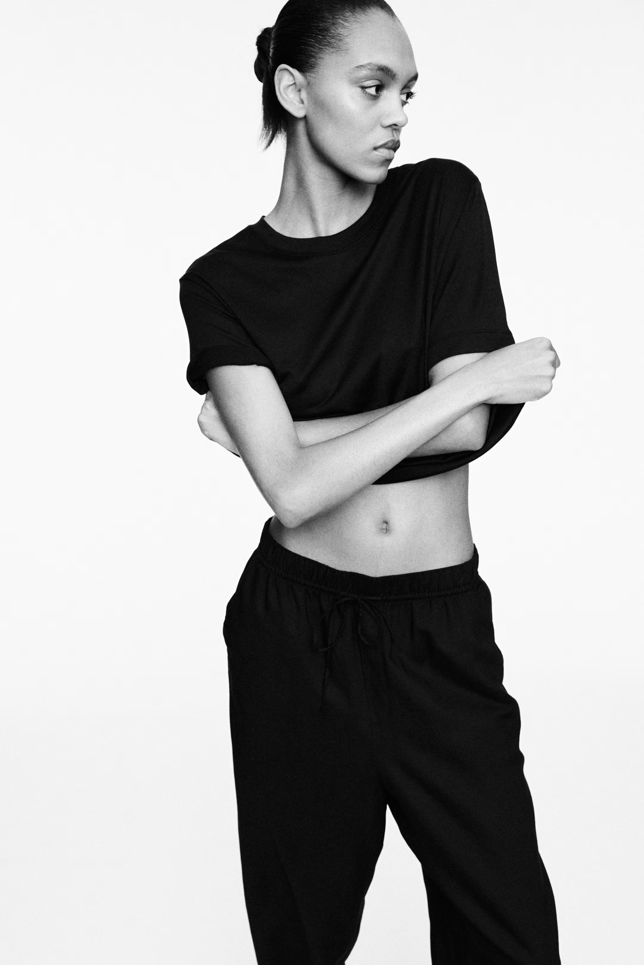 Linen-Blend Drawstring Pants | H&M (US + CA)