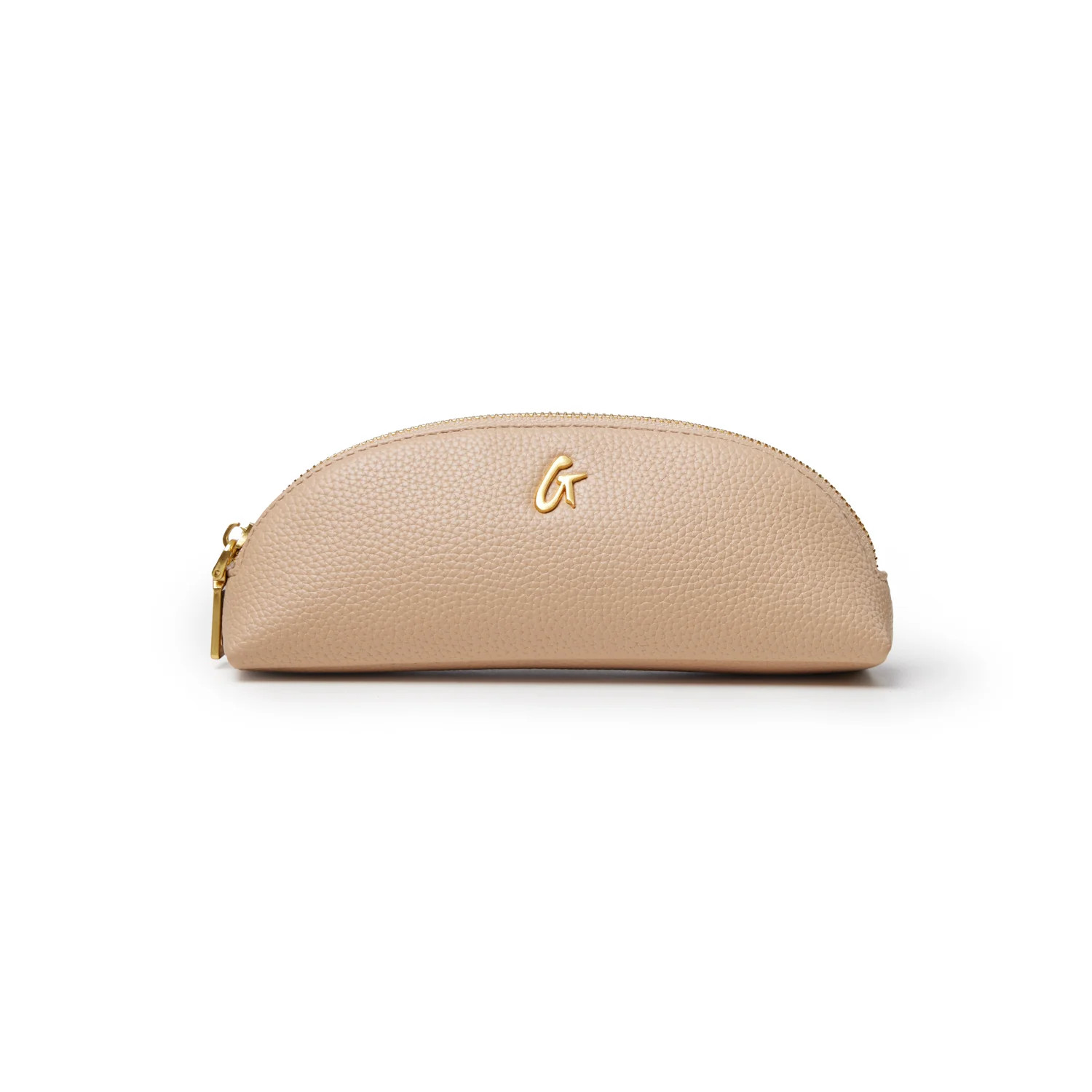 PEBBLE PENCIL POUCH - NUDE | Glam-Aholic Lifestyle