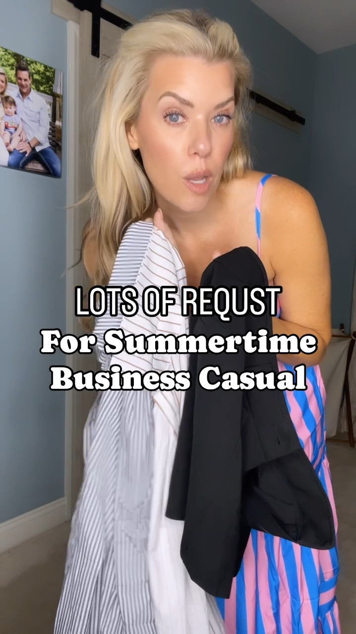 Business causal in the summertime can be tricky! 

Not with these closet staples!

I’m wearing a medium in shorts and tops. 

My stats:
5’4”
135 lbs
36D
Curvy build 

#LTKWorkwear #LTKVideo #LTKFindsUnder50