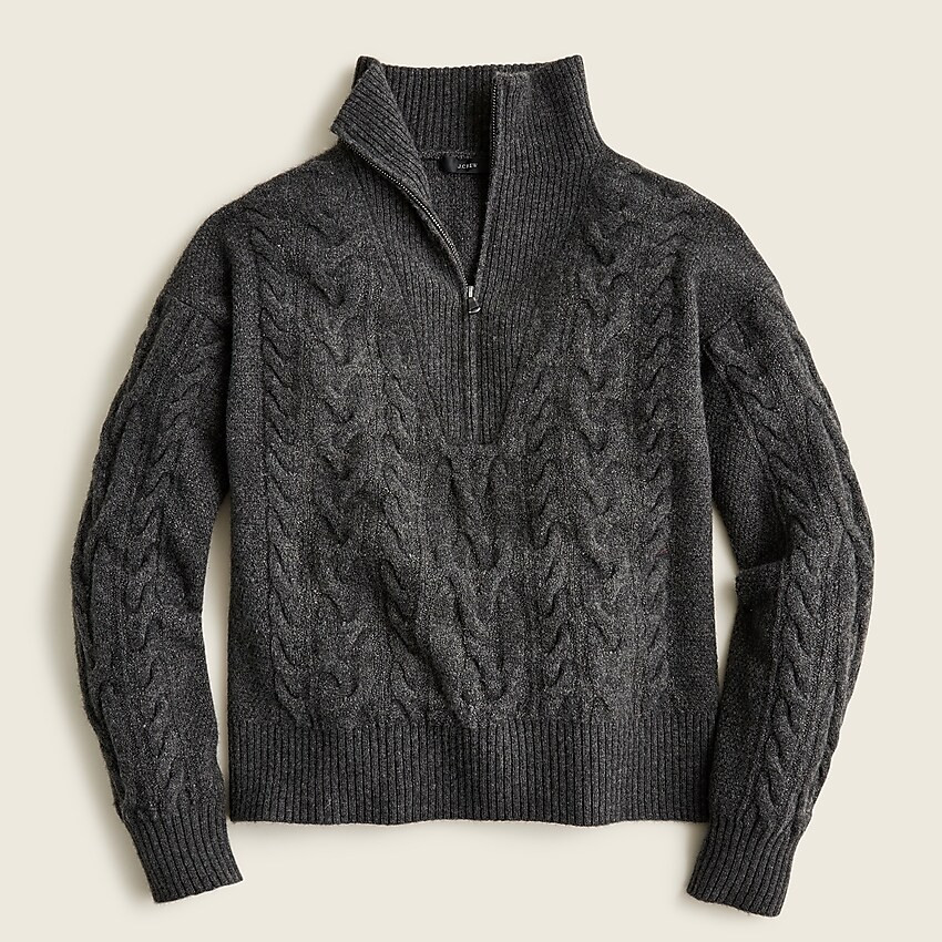 Cable-knit half-zip sweater in Supersoft yarnItem BD032 
 Reviews
 
 
 
 
 
22 Reviews 
 
 |
 
 
... | J. Crew US