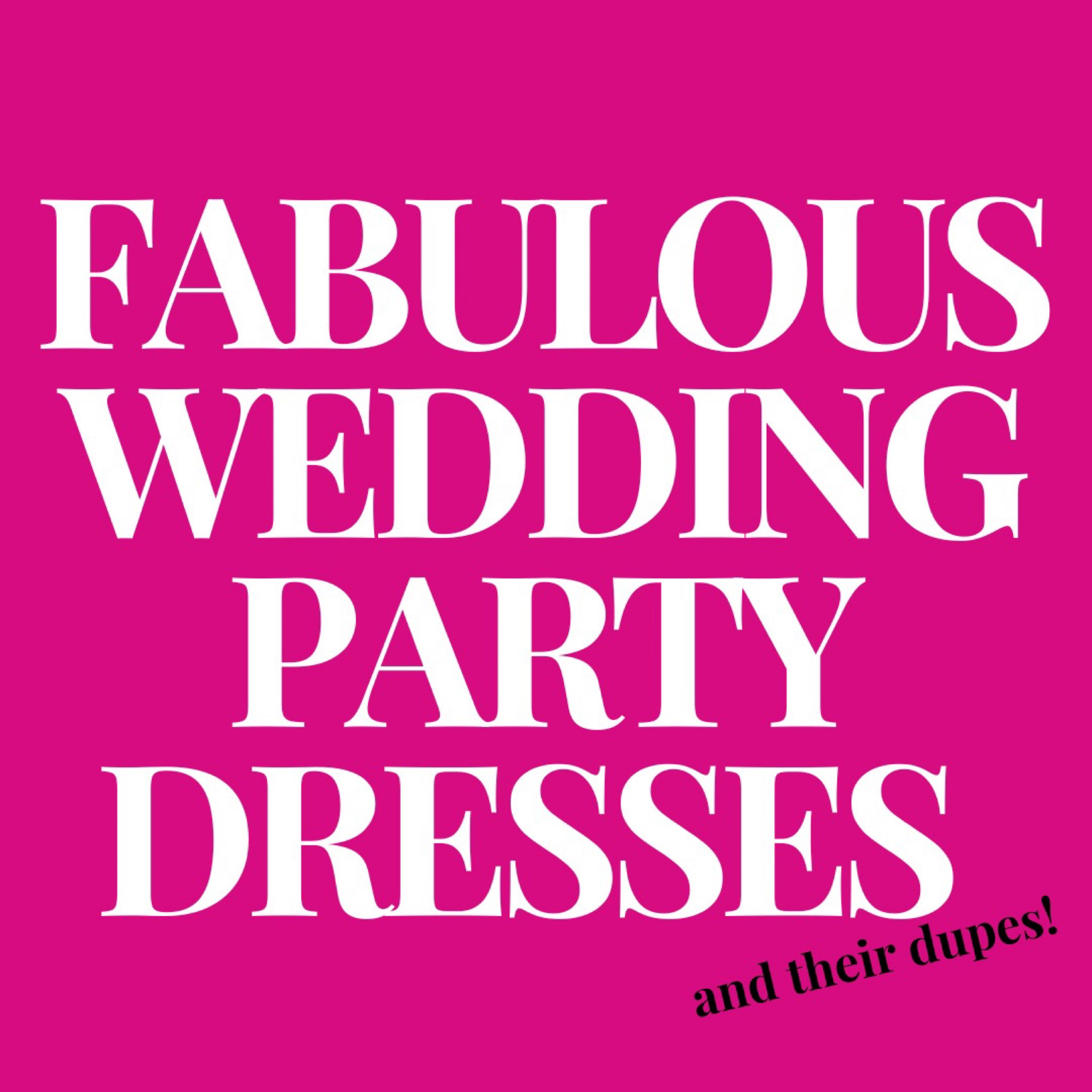 If you’re a bride looking for some amazing wedding party dresses, I got you!

I’m starting a new series where I share some STUNNING wedding dresses and accessories with you, providing dupes when possible! 

#LTKFindsUnder100 #LTKWedding