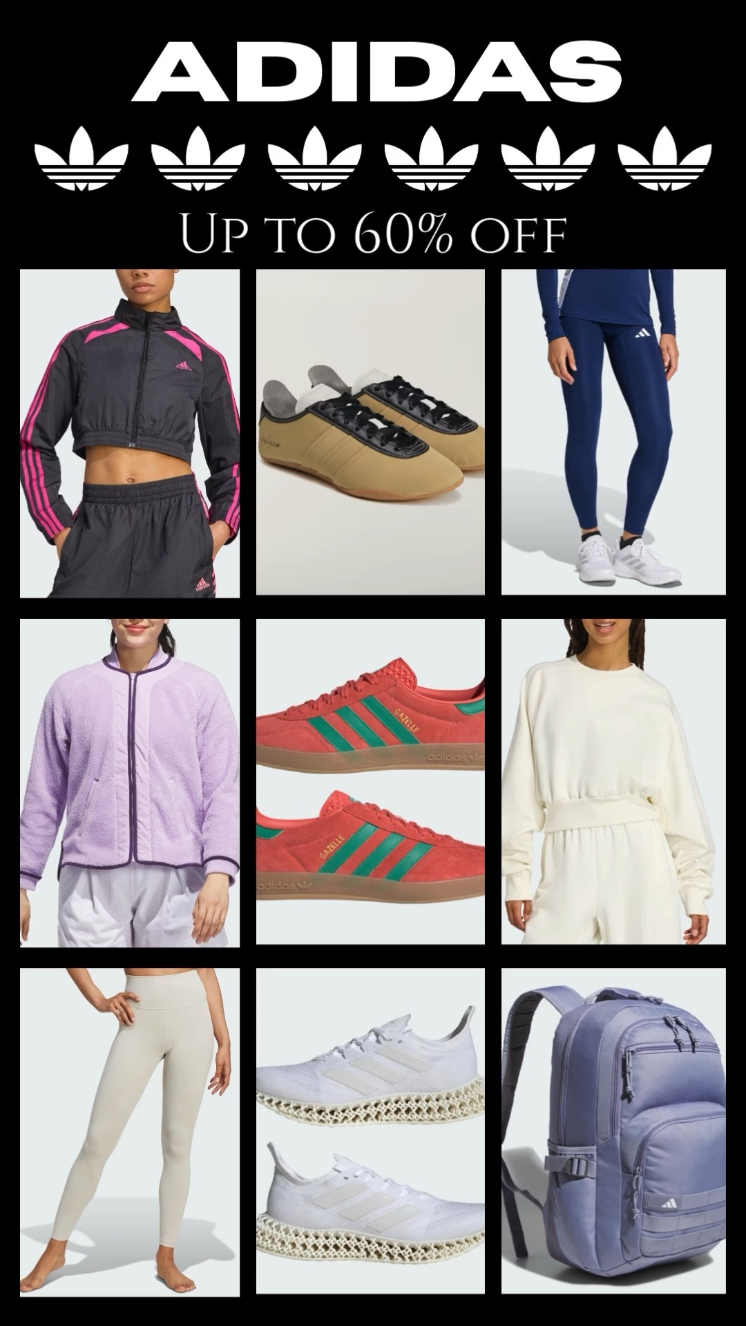 Up to 60% off at Adidas!!

#LTKSeasonal #LTKGiftGuide #LTKSaleAlert