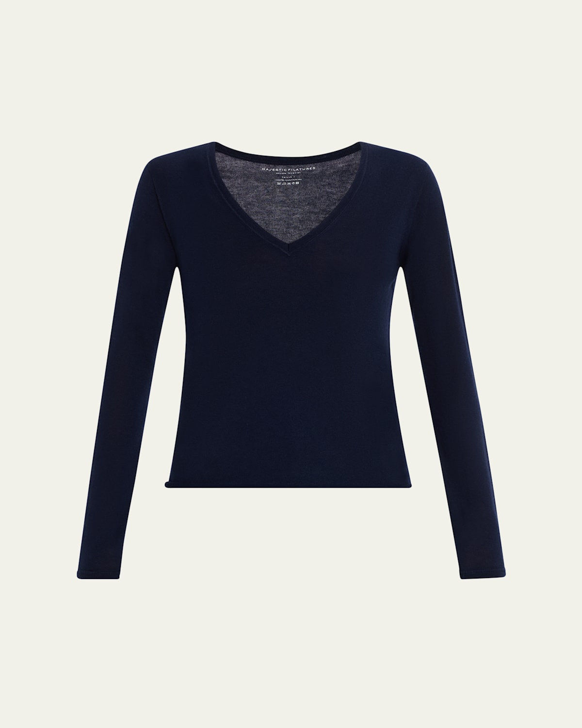 Machine Washable Cashmere V-Neck Pullover | Bergdorf Goodman