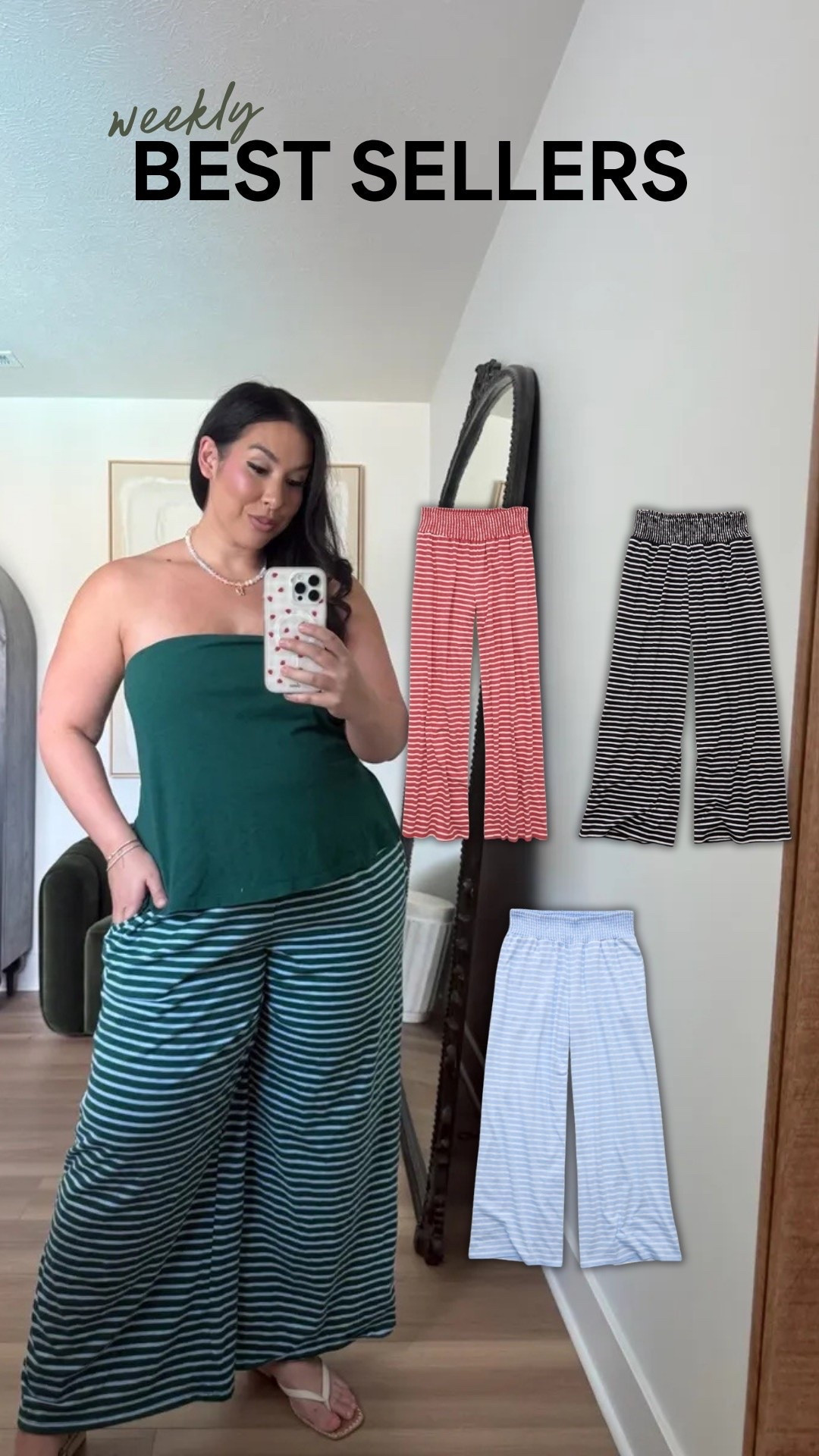 Weekly Best Sellers! Love the stripe detail on these pants! 
-
-
-
Midsize fashion, summer fashion, midsize summer outfits, casual outfit, casual chic fashion, summer style, aerie outfits

#LTKootd #LTKSeasonal #LTKMidsize