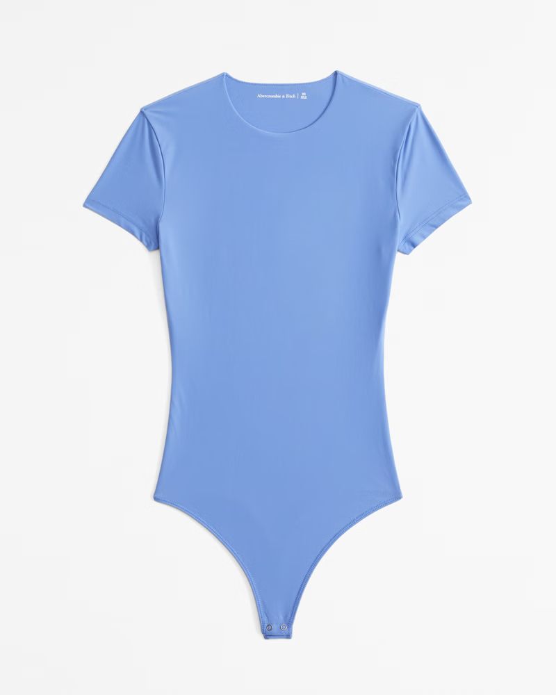 Women's Soft Matte Seamless Tee Bodysuit | Women's Clearance | Abercrombie.com | Abercrombie & Fitch (US)