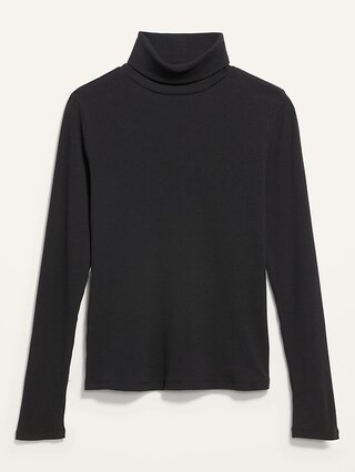 Rib-Knit Turtleneck Top for Women | Old Navy (US)