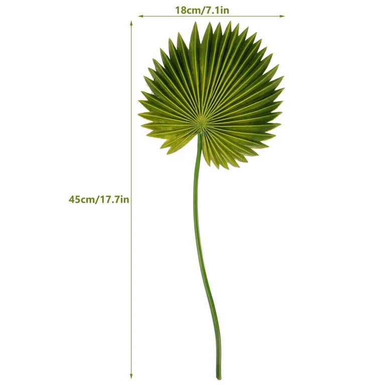 IDEANATEGRATE Palm Fronds Artificial With Stem For Home Decor 1Pcs | Walmart (US)