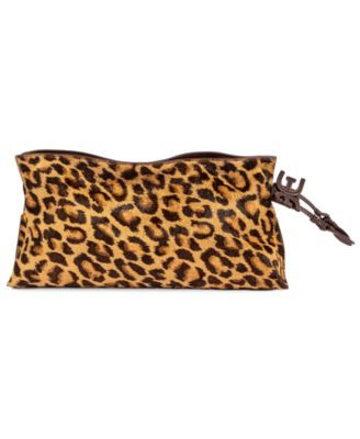 Sam Edelman Poppy Oversized Leopard Magnetic Extra-Large Clutch Handbag - Leopard | Macy's