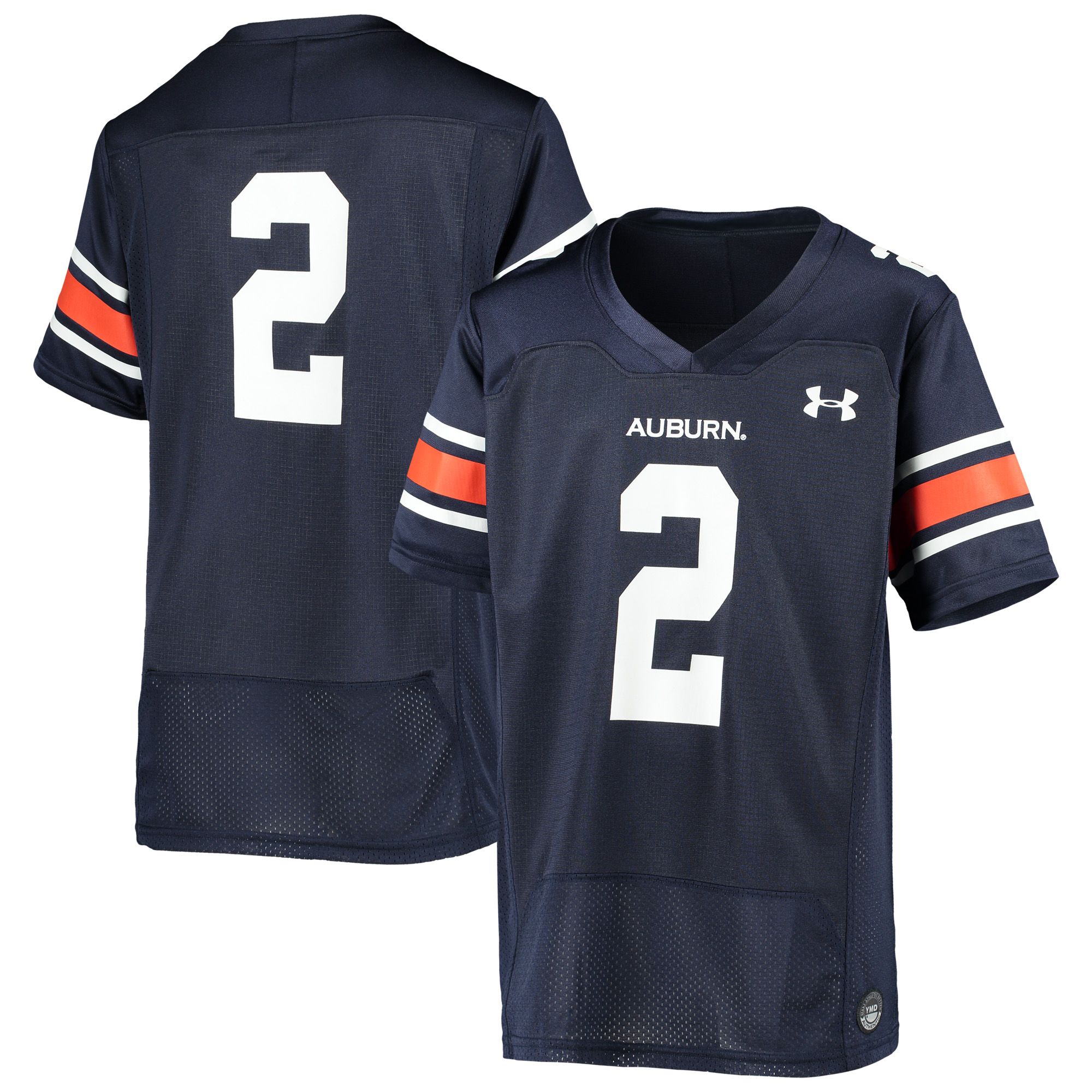 Youth Under Armour #2 Navy Auburn Tigers Team Replica Football Jersey | Fanatics