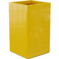 Darwin Tall Rectangular Planter - 36" x 24" x 42" - Saffron (Gloss) | Jay Scotts | Plant Addicts