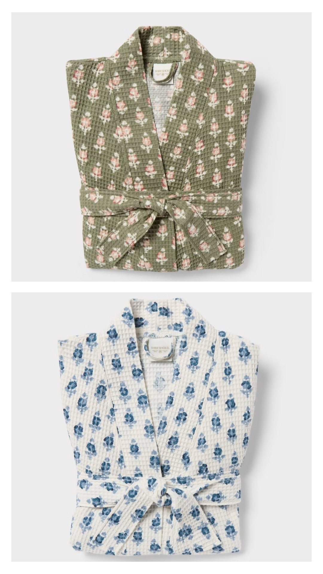 Block print bath robes for Mother's Day gift ideas 